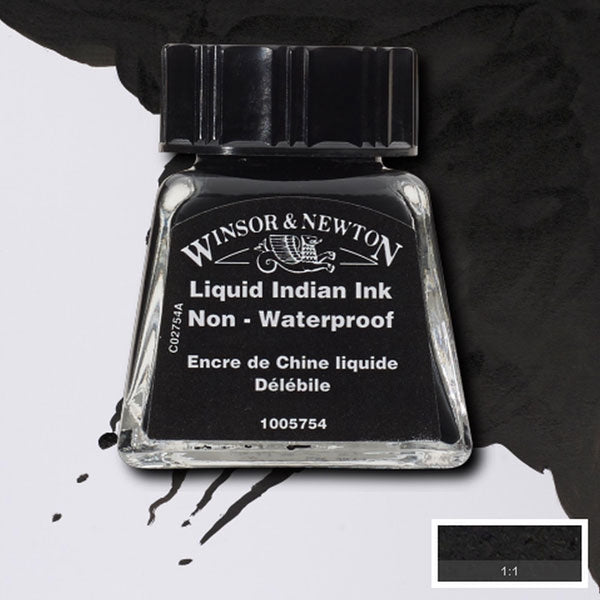 Winsor et Newton - Drawing Ink - 14 ml - Encre indienne liquide
