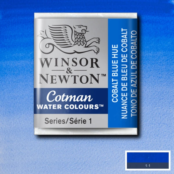 Winsor e Newton - Cotman WaterColor Half Pan - Cobalt Blue