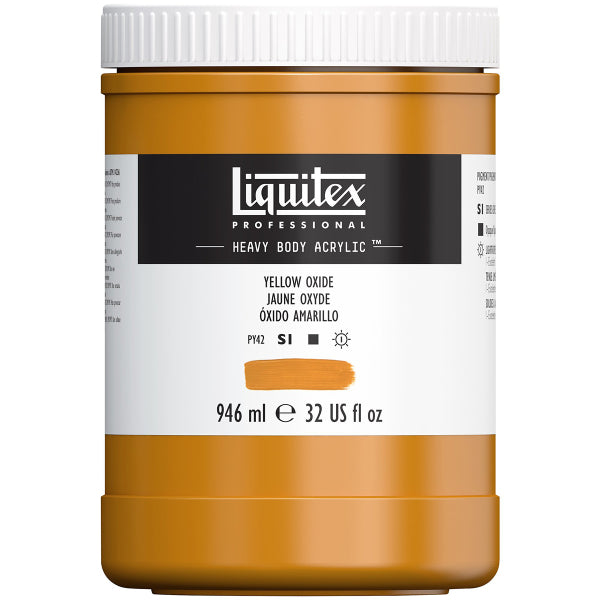 Liquitex zwaar lichaam acryl - 946 ml gele oxide S1