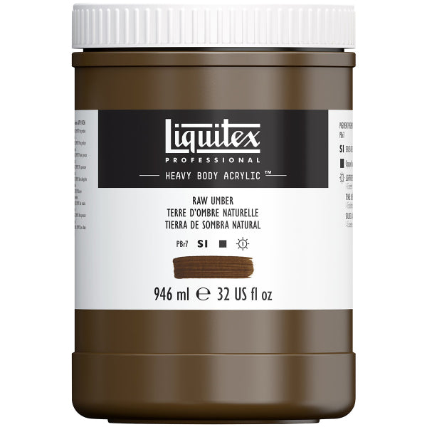 Liquitex Heavy Body Acryl - 946 ml Raw Umber S1