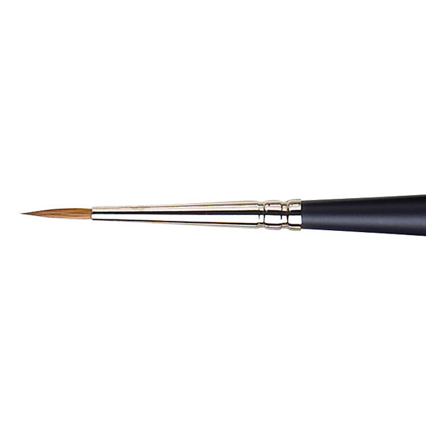 Winsor and Newton - Artists' Watercolour Sable Round Short Handle Brush - No. 1