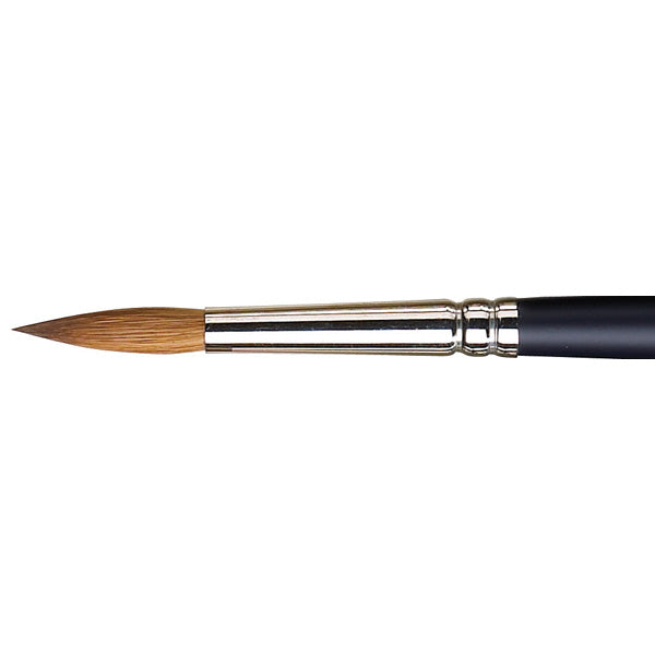 Winsor and Newton - Artists' Watercolour Sable Round Short Handle Brush - No. 8