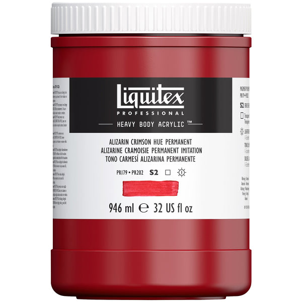 Liquitex Heavy Body Acrylic - 946ml Alizarin Crimson Hue S2