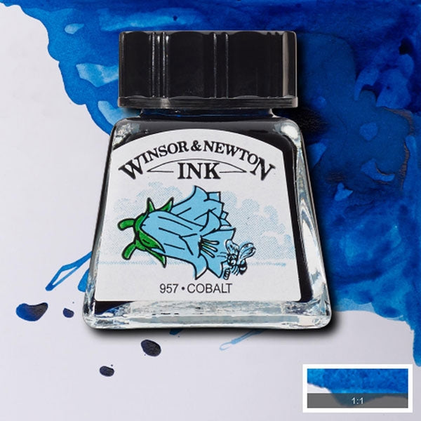 Winsor und Newton - Zeichnungstinte - 14ml - Kobalt