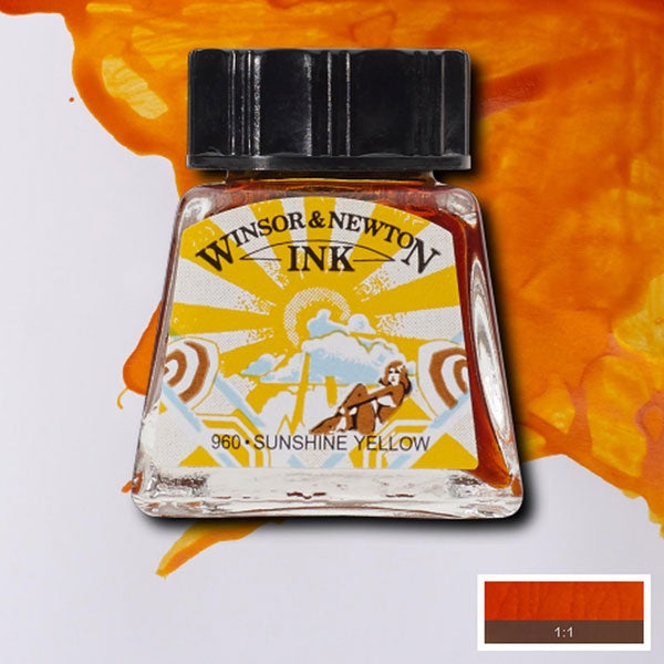 Winsor et Newton - Dessin Ink - 14 ml - Sunshine Yellow