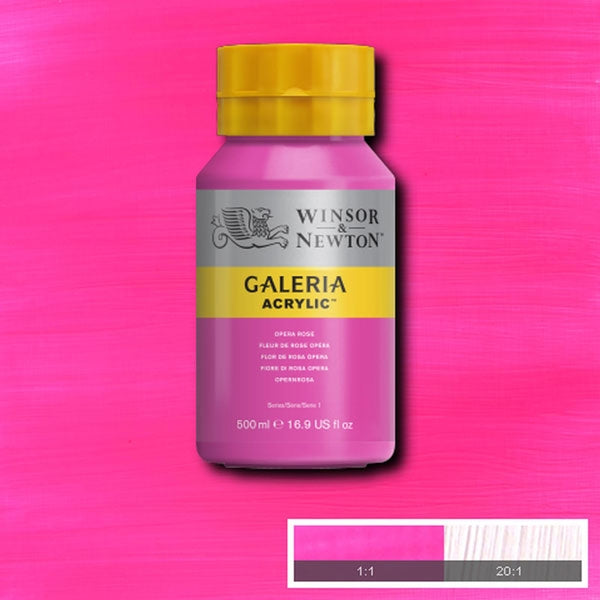 Winsor et Newton - Galeria Acrylic Couleur - 500 ml - Opera Rose