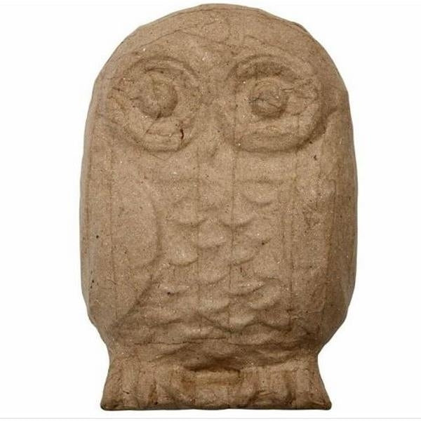 CREATE CRAFT - PAPIER MACHE OWL 20 cm 1 -stuk