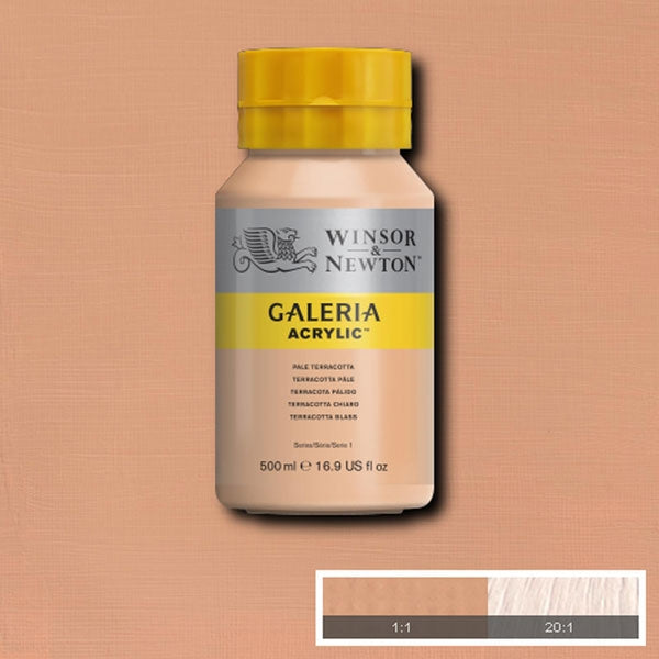 Winsor e Newton - Colore acrilico Galeria - 500 ml - Terracota pallida
