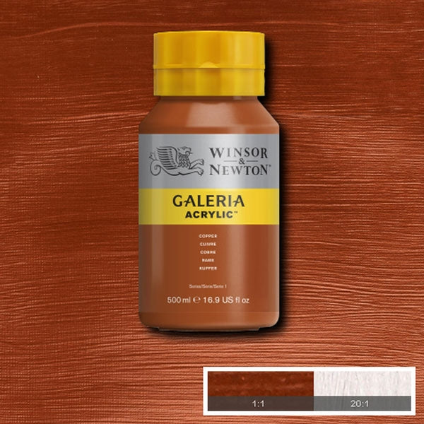 Winsor en Newton - Galeria Acryl -kleur - 500 ml - koper