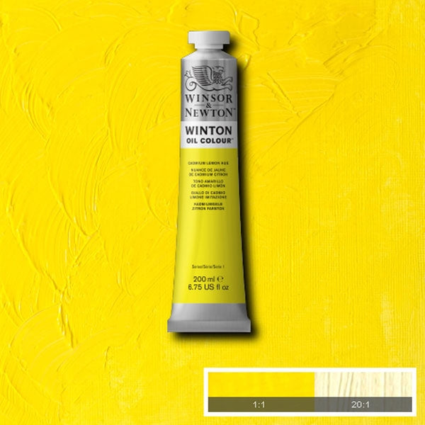 Winsor und Newton - Winton Oil Color - 200 ml - Cadmium -Zitrone (7)