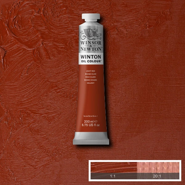 Winsor e Newton - Winton Oil Color - 200 ml - rosso chiaro (27)
