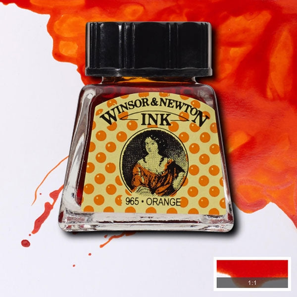 Winsor und Newton - Zeichnungstinte - 14ml - Orange