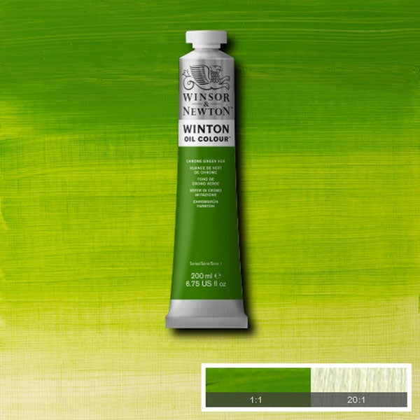 Winsor and Newton - Winton Oil Colour - 200ml - Chrome Green (11)