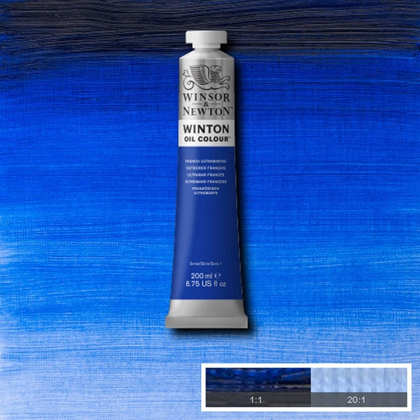 Winsor and Newton - Winton Oil Colour - 200ml - French Ultramarine (21)