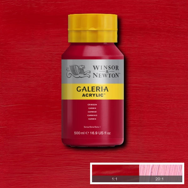 Winsor und Newton - Galeria Acrylfarbe - 500 ml - Crimson