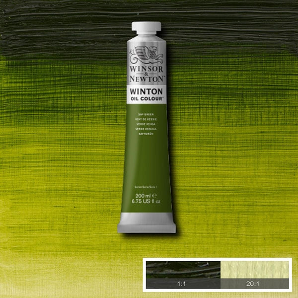 Winsor and Newton - Winton Oil Colour - 200ml - Sap Green (37)