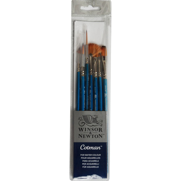 Winsor en Newton - Cotman Watercolor Sh 7 Brush Set