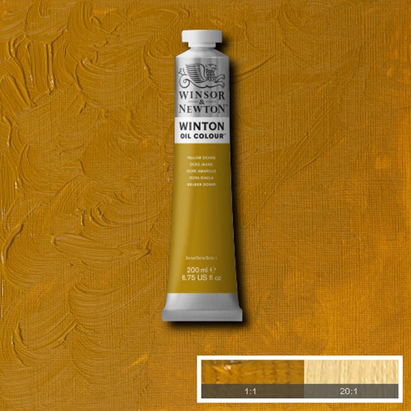 Winsor and Newton - Winton Oil Colour - 200ml - Yellow Ochre (44)