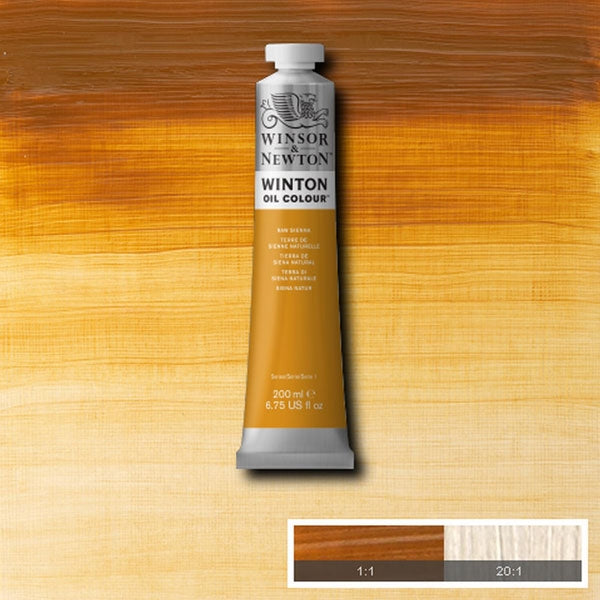 Winsor e Newton - Winton Oil Color - 200ml - Raw Sienna (34)