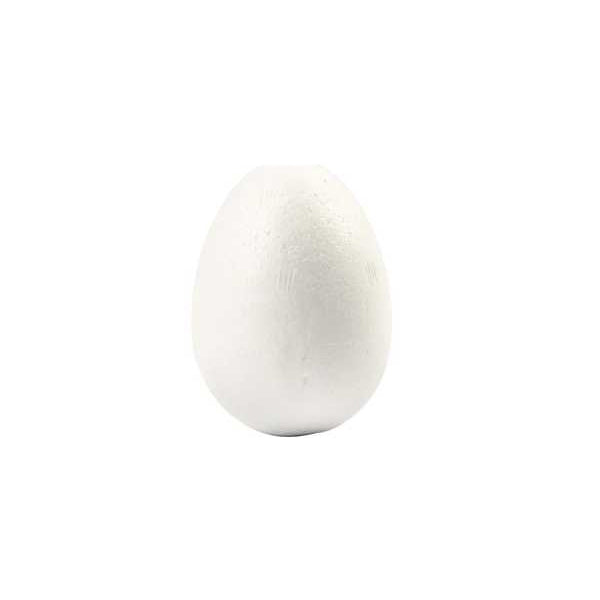Crea artigianato -uova -6 cm -polistyrene -5 pezzo