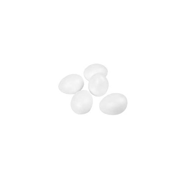 Crea artigianato - uova di polistirene - 8 cm 5 pari