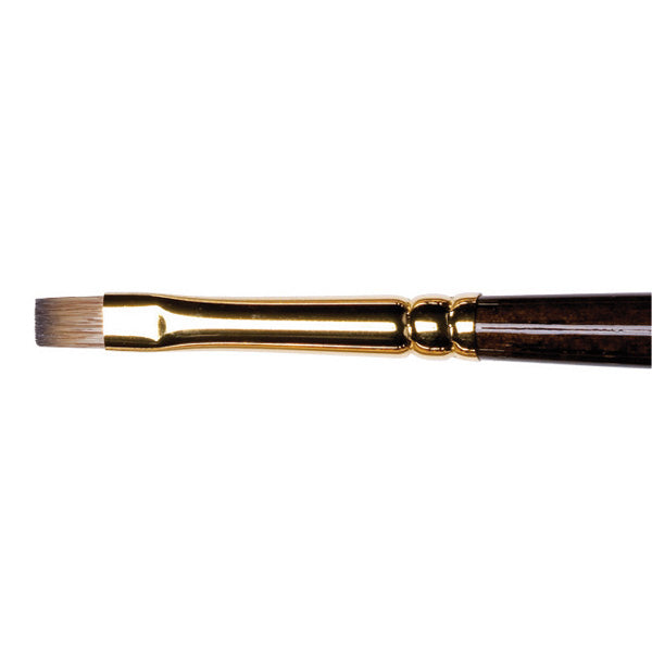 Winsor and Newton - Monarch Short Flat-Bright Long Handle Brush - No. 2