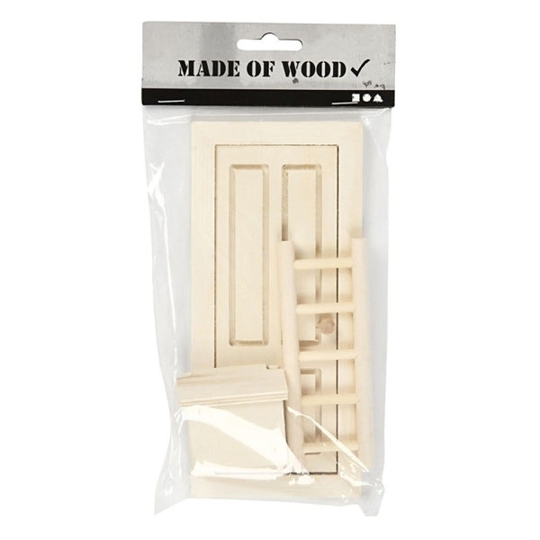 Crea Craft - Elf Door Set 8x18cm Plywood