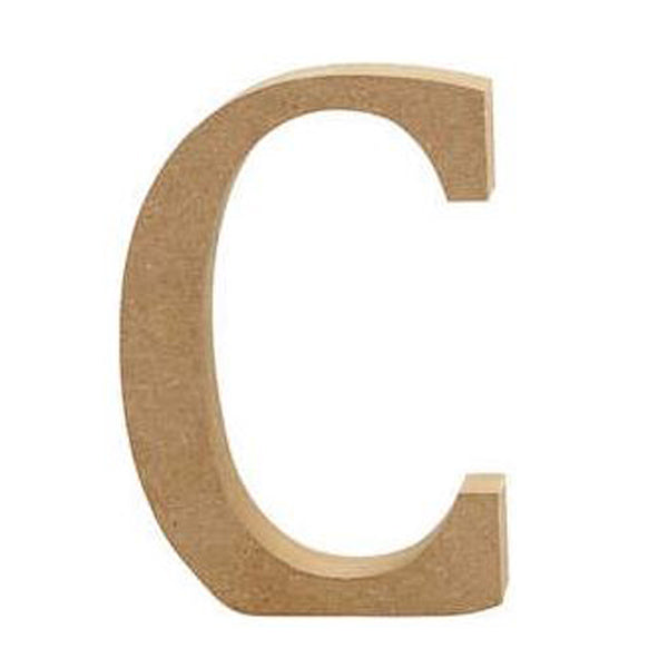 Create Craft - MDF Letter 13cm - C