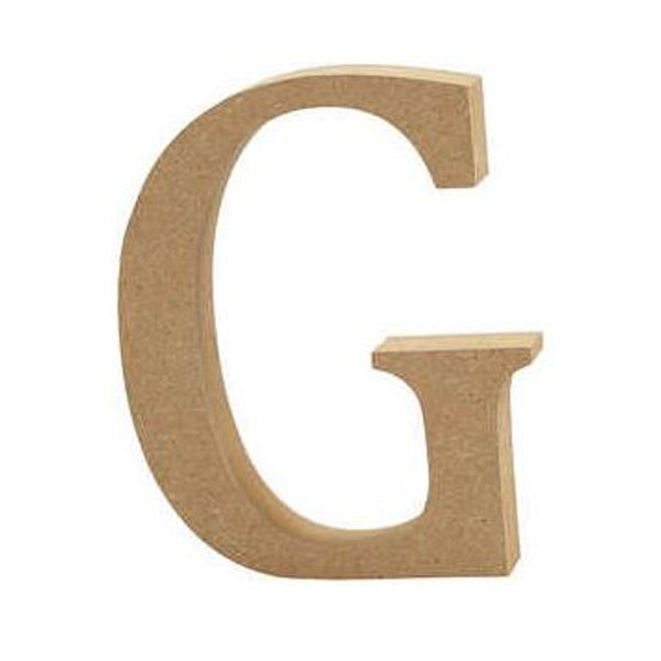 Create Craft - MDF Letter 13cm - G