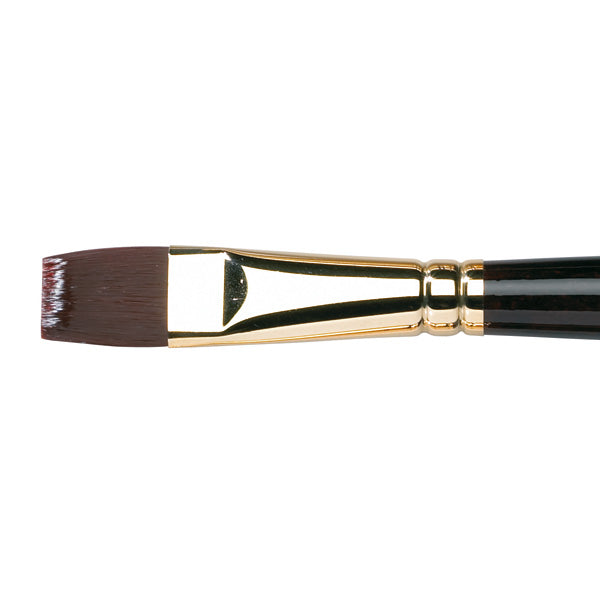 Winsor and Newton - Galeria Short Flat-Bright Long Handle Brush - No. 18