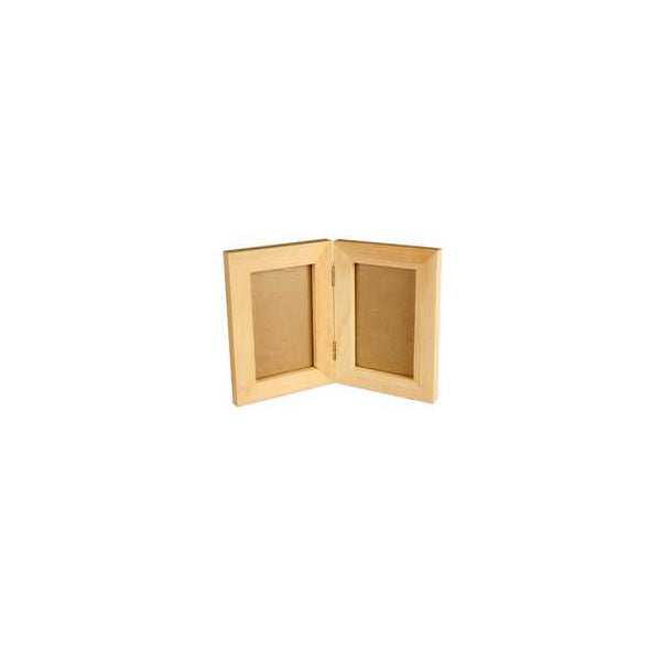 Créer Craft - Double Frame -21x15 cm -Pine -1 Piece