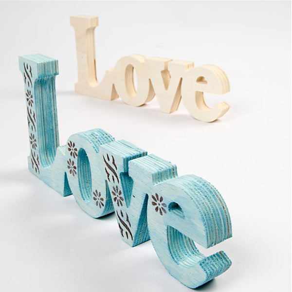 Create Craft - Decoration Wording  23x10 cm  Love