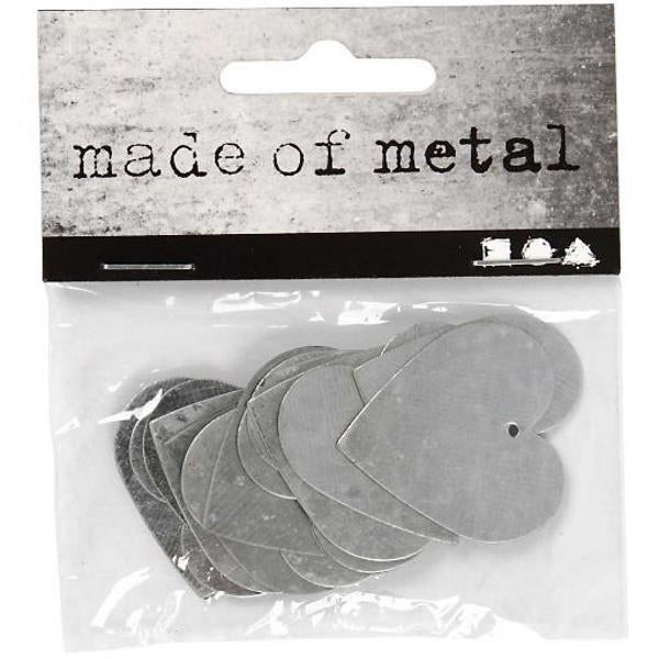 Create Craft - Metal Heart 30x30mm 15 -stukje