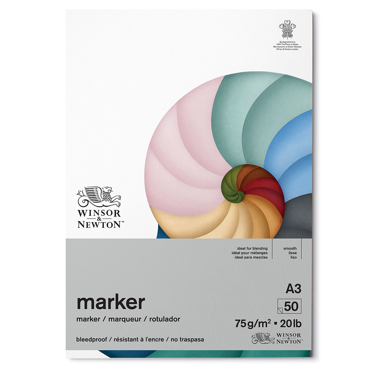 Winsor & Newton - blutsicherer Marker -Pad A3 75GSM
