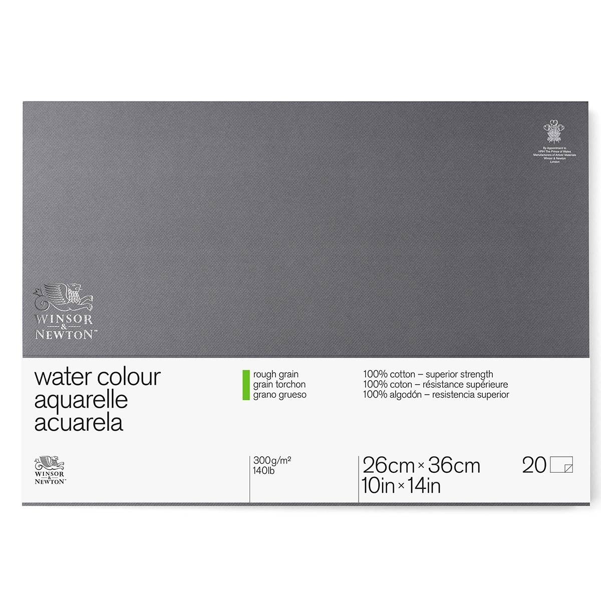 Winsor & Newton Professional Water Colour 26 x 36cm- Rough Block 300gsm