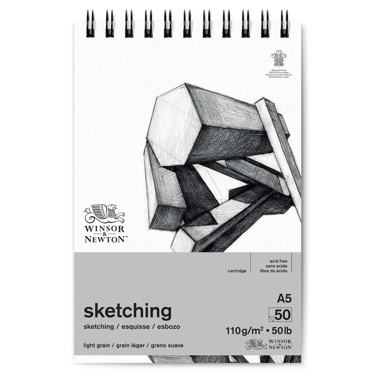 Winsor and Newton - Cartridge 110g Sketch Pad 50 Sheet - A5