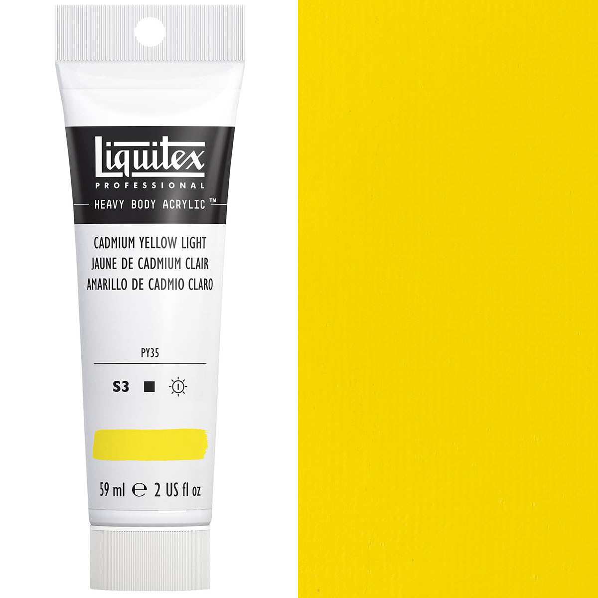 Liquitex Basics Acrylic Paint 400ml - Cadmium Yellow Light Hue