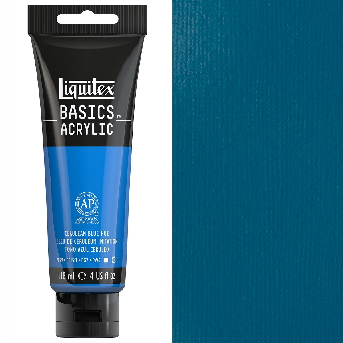 Liquitex - Basics Acryl -kleur - 118 ml Cerulean Blue Hue