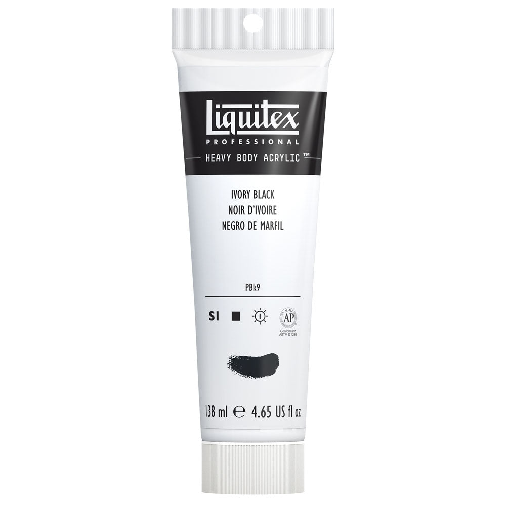 Liquitex - Couleur acrylique du corps lourd - 138 ml d'ivoire noir