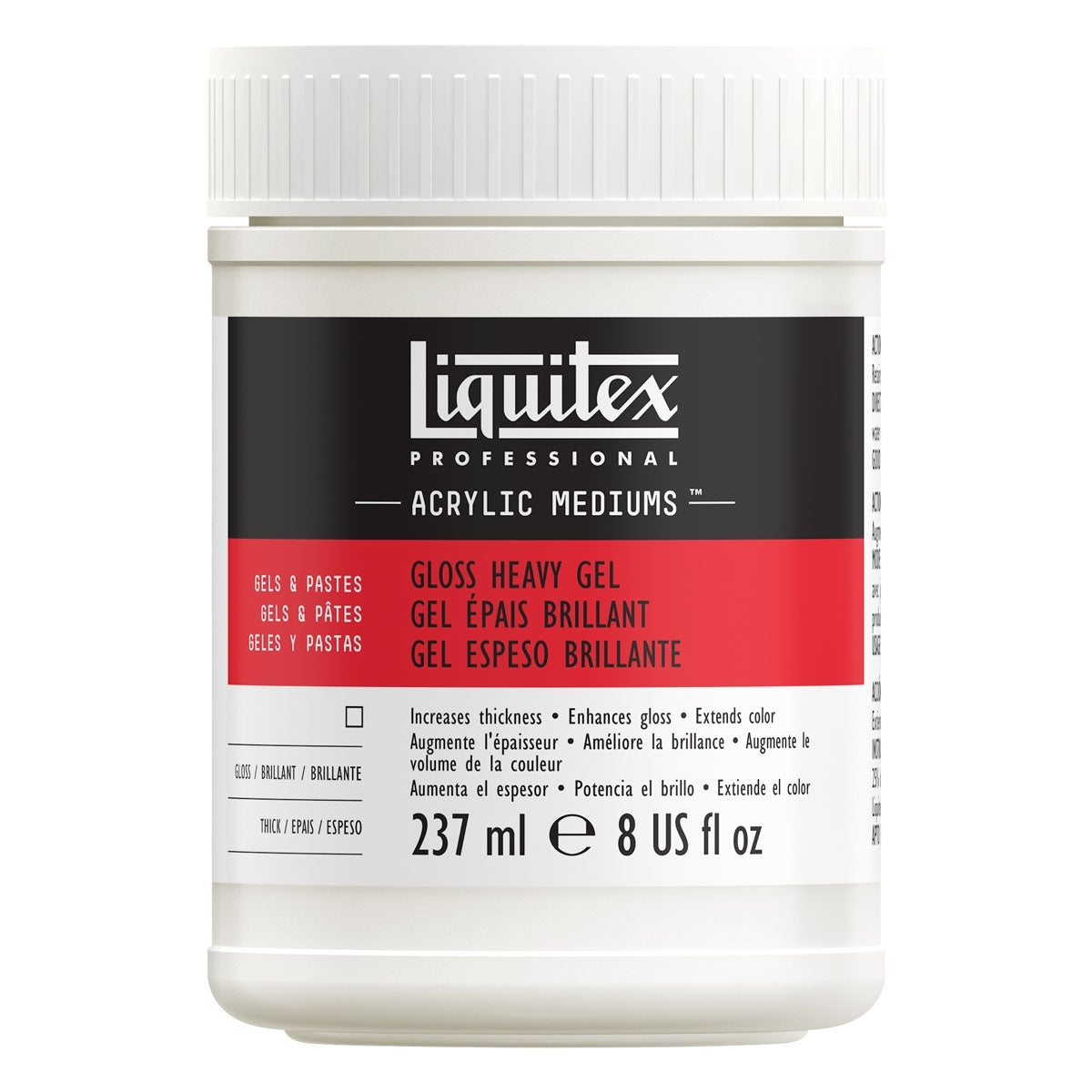 Liquitex - Gloss Heavy Gel Medium 237ml