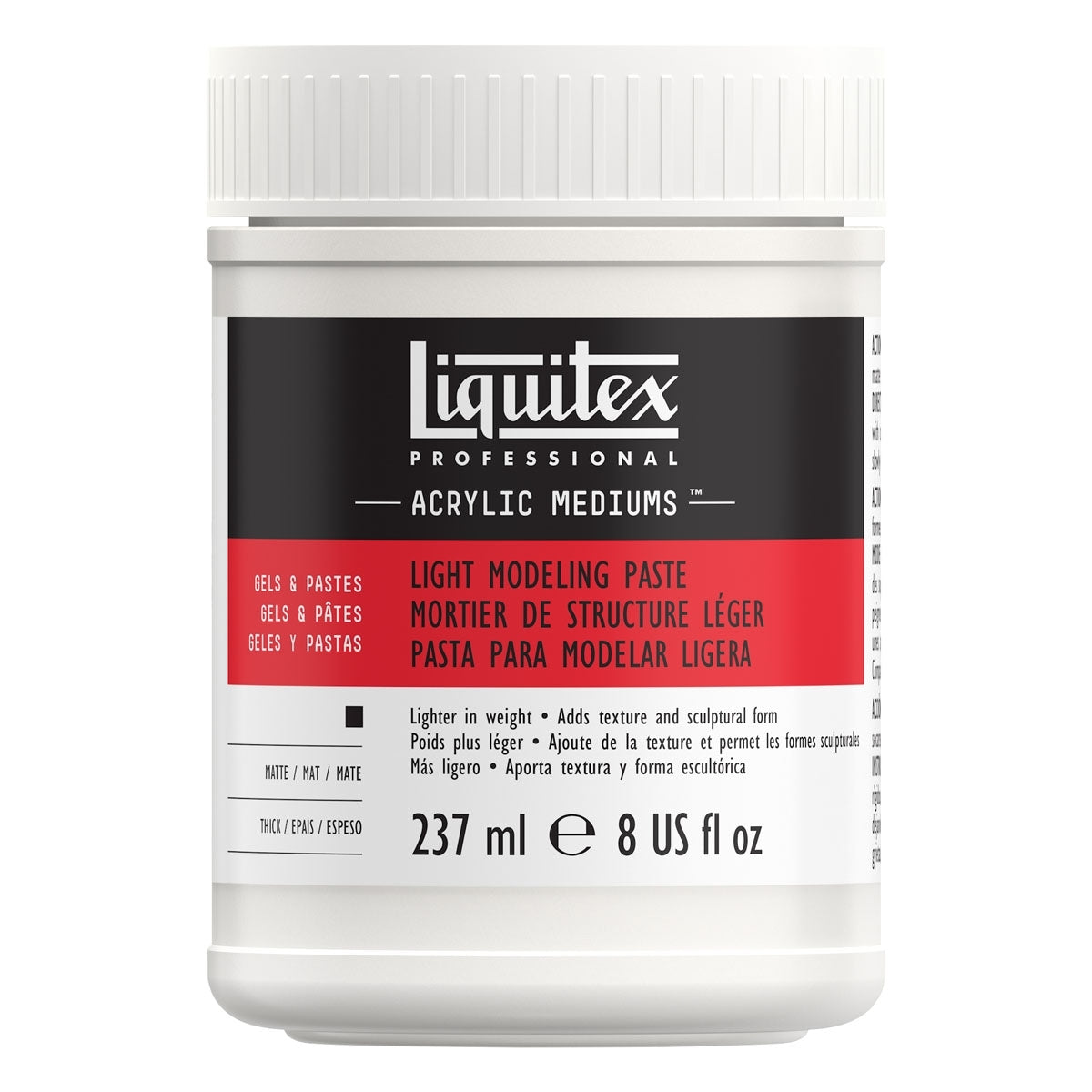 Liquitex - pasta di modellistica leggera 237 ml