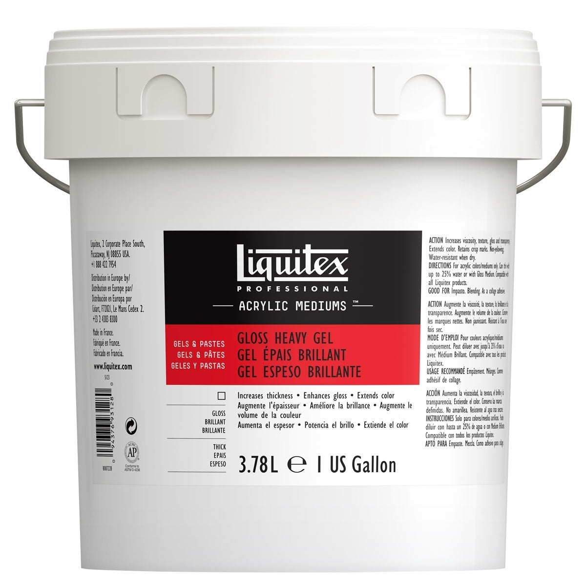 Liquitex - Gloss Heavy Gel Medium 3.78 Litre