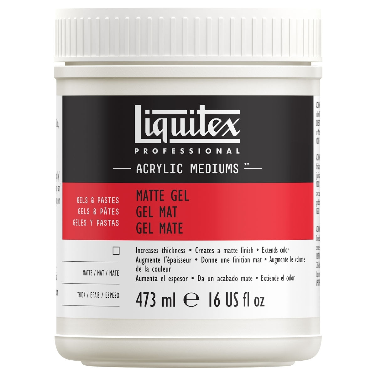 Liquitex - Matt Gel Medium 473 ml