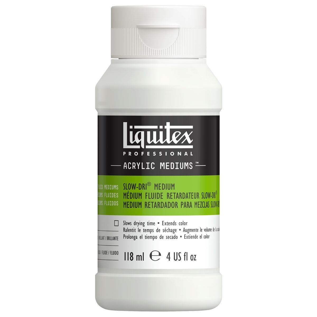 Liqitex- slow-dri blending vloeistof medium achterstaller 118 ml