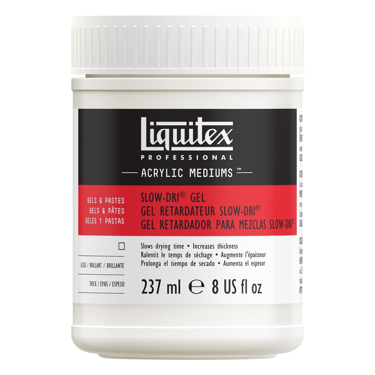 Liquitex - Medium gel di miscelazione DRI lenta 237 ml