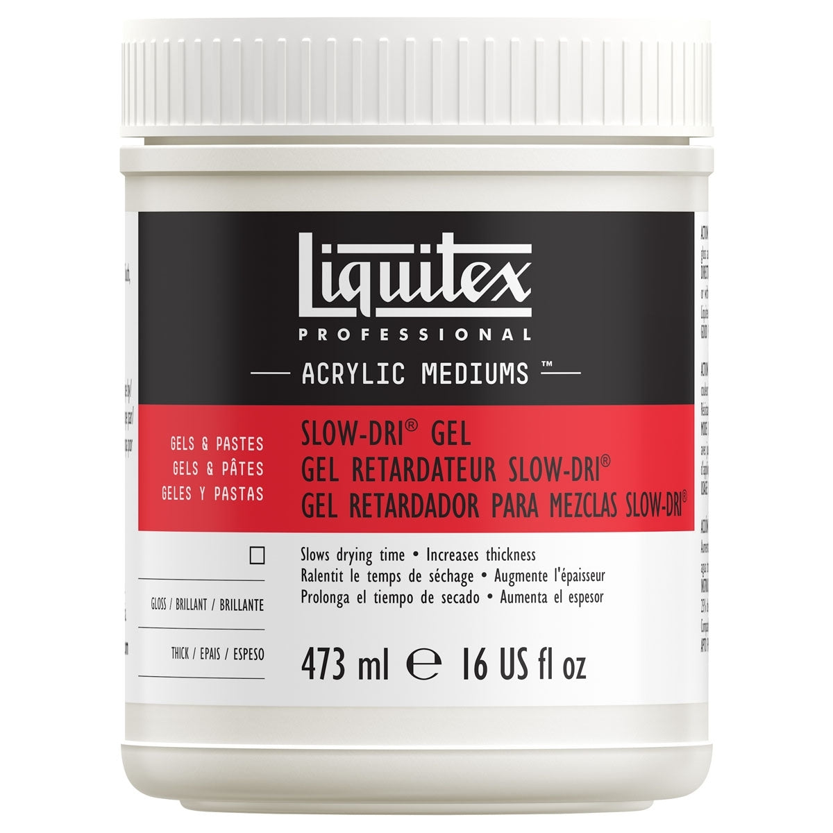 Liquitex - Medium gel di miscelazione dri lento 473ml