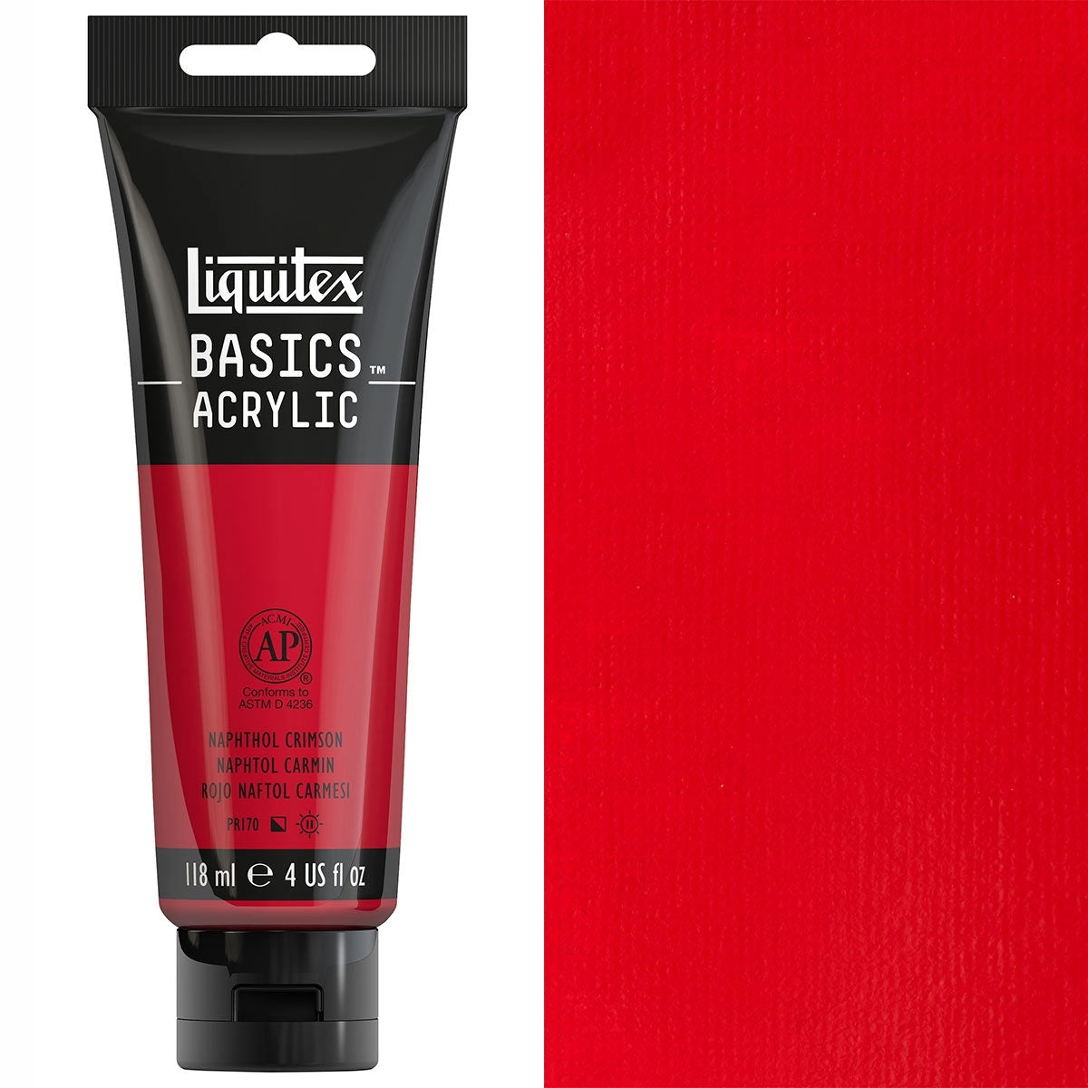 Liquitex - Basics Acrylic Colour - 118ml Naphtol Crimson
