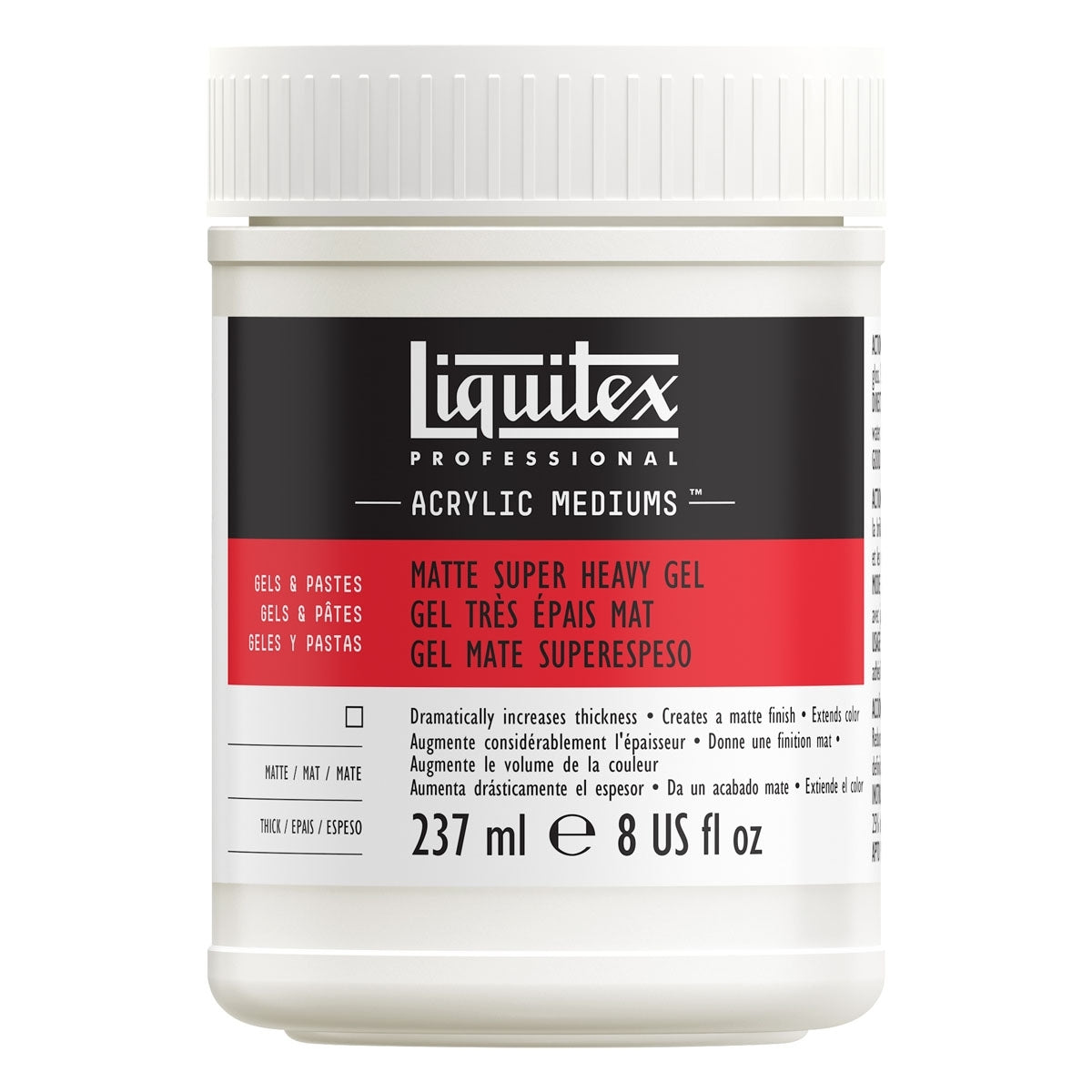 Liquitex - Matt Super Heavy Gel Medium 237 ml