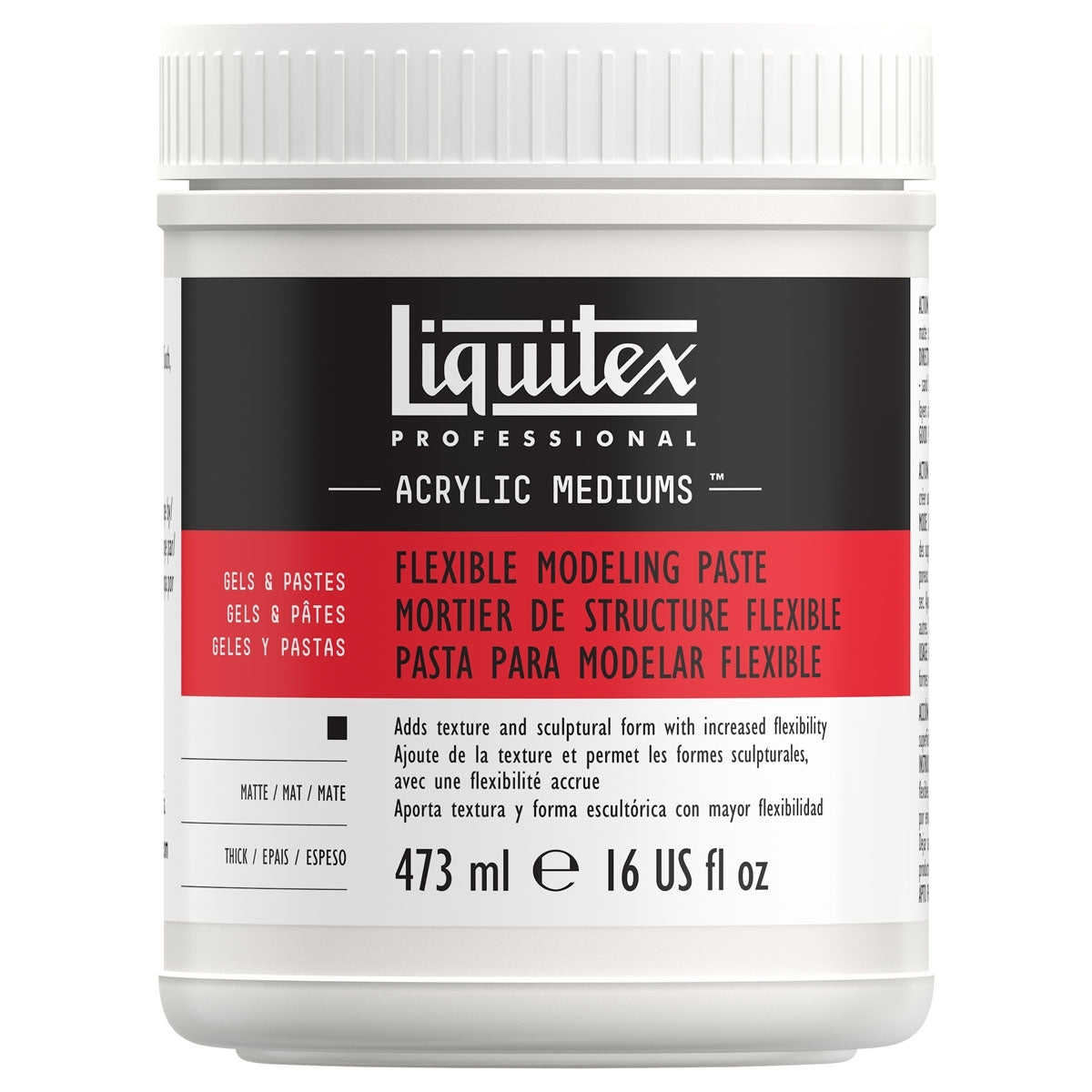Liquitex - Flexibele modelleringspasta 473 ml