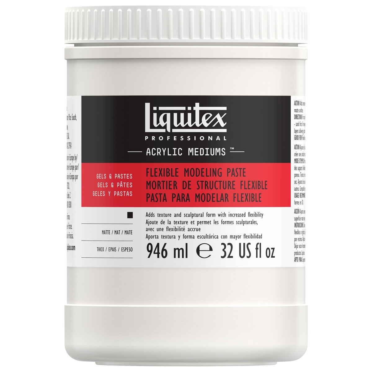 Liquitex - Flexible Modelling Paste 946ml